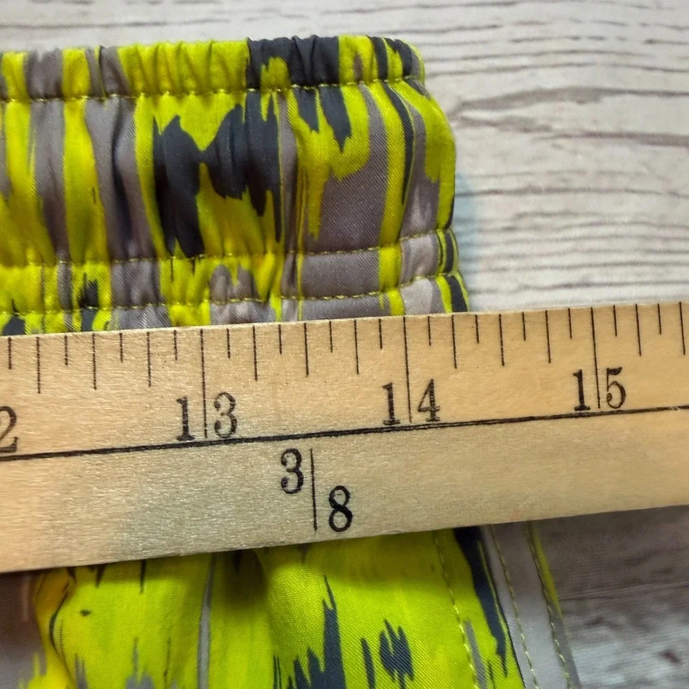 SPYDER Swim Shorts Suit Trunks Black Yellow Geometric Boys Size‎ XL Men's Size S